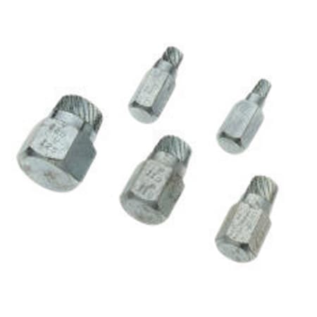 Superior Tool Superior Tool Steel Bolt Extractor Set 5 pc 05250